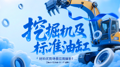 工程机械密封圈HBY产品案例：挖掘机及标准油缸材料优势场景应用解析！‌