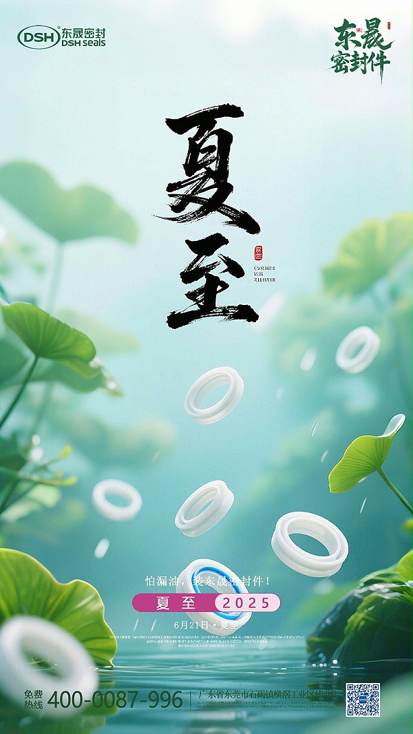 夏至节气2025年6月21日二十四节气-东晟密封件