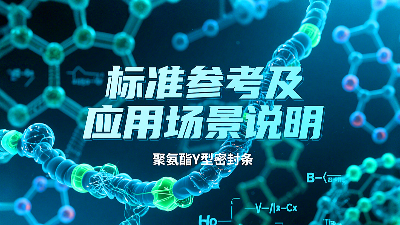 聚氨酯Y型密封条产品 ® 的标准参考及应用场景说明！‌