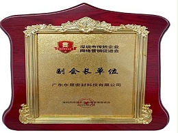 深圳市传统企业网络营销促进会副会长单位 - 东晟泛塞封密封圈