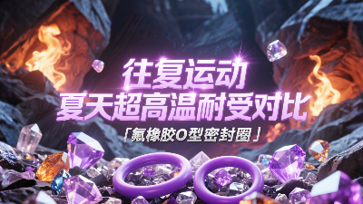 氟橡胶O型密封圈 ® 往复运动夏天超高温耐受对比！‌