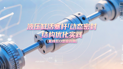 氟橡胶O型密封圈丨液压缸活塞杆‌动态密封中的结构优化实践！‌