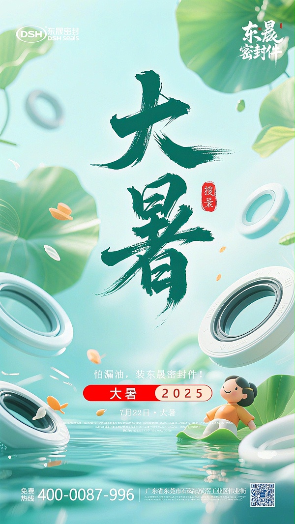大暑7月22日东晟密封件海报-(1)