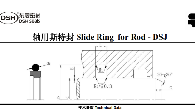 轴用斯特封规格尺寸表2