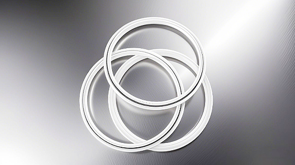 弹簧四氟密封环 - 由四氟（聚四氟乙烯，PTFE） 橡胶制品，用液压等设备中。