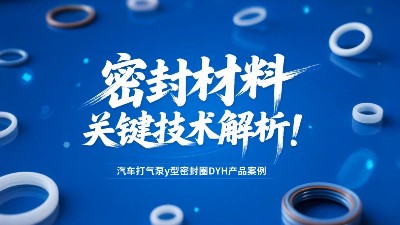 汽车打气泵y型密封圈DYH产品案例 ® 密封材料改性关键技术解析！