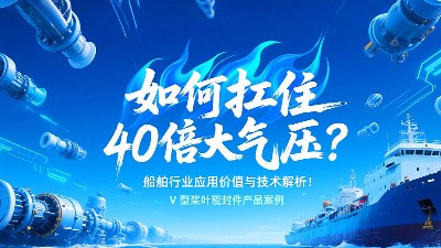 V型桨叶密封圈 ®  如何扛住40倍大气压：船舶行业应用价值与技术解析！
