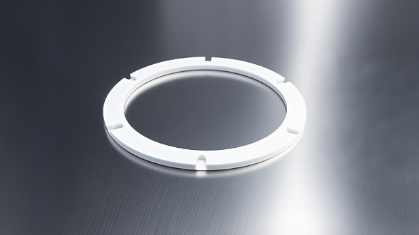 四氟六片密封件 - 由聚四氟乙烯的造的密封件，化工行业、设备是造粒机。