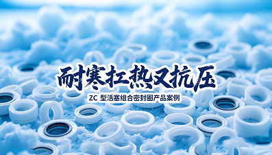 ZC型活塞组合密封圈产品案例 ® 耐寒扛热又抗压！