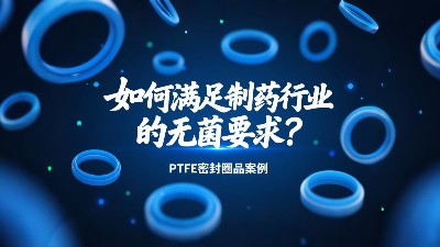 PTFE密封圈如何满足制药行业的无菌要求？‌