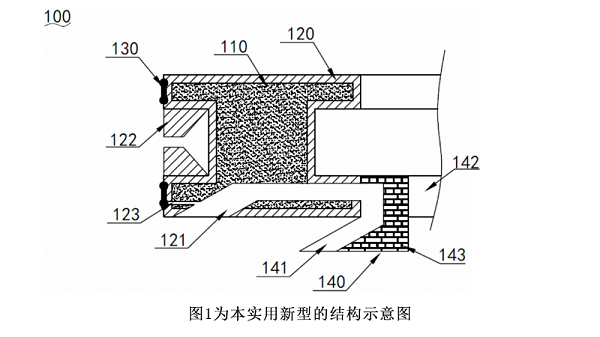 图1为本实用新型的结构示意图 一种具有防水隔油的密封件