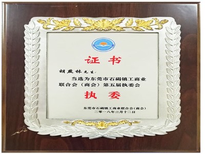 石碣工商联合会（商会）执委 - 东晟泛塞封密封圈