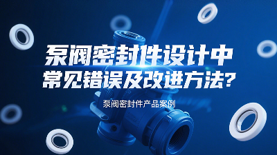 泵阀密封圈设计中的常见错误及改进方法？‌