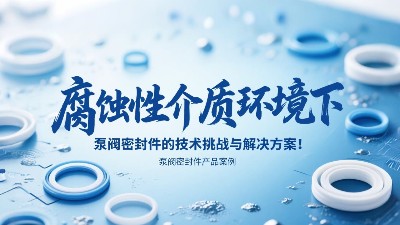 腐蚀性介质环境下泵阀密封圈的技术挑战与解决方案！