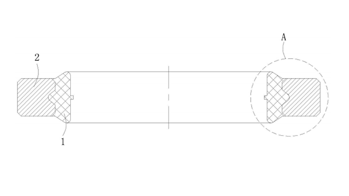 一种防脱落式组合密封垫圈限位与密封结构