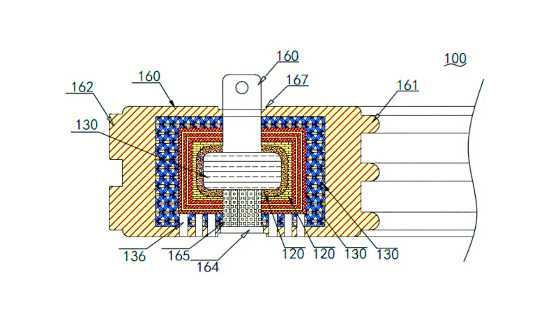 专利产品案例 ® 一种具有导电效果的密封件结构图