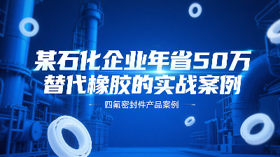 某石化企业年省50万：四氟密封圈替代橡胶的实战案例！