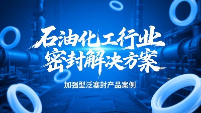 加强型泛塞封产品案例 ® 石油化工行业的密封解决方案！‌