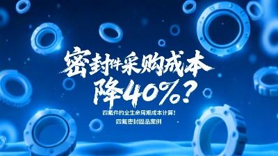 密封圈采购成本降40%？四氟件的全生命周期成本计算！