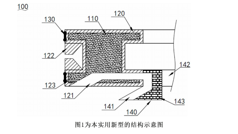 图1为本实用新型的结构示意图 一种具有防水隔油的密封件